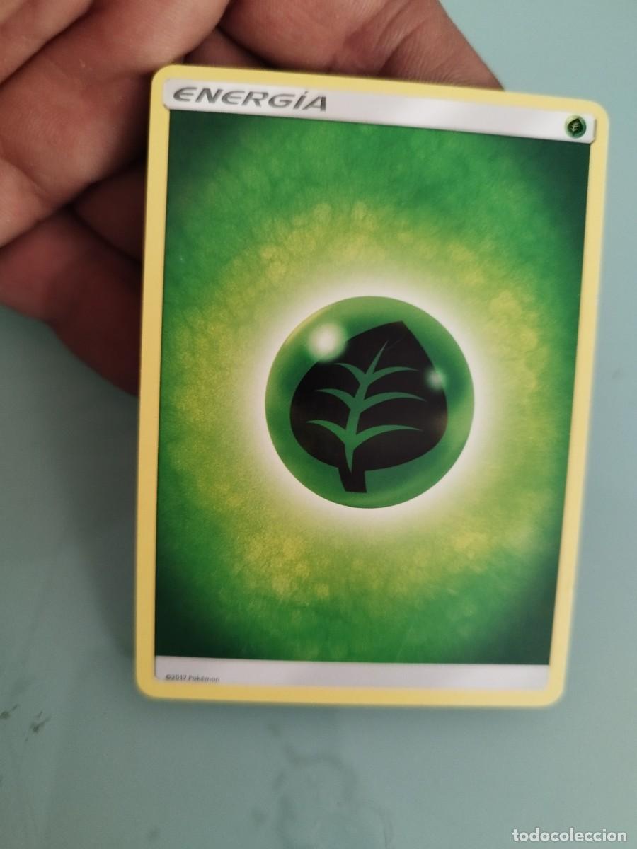 Trading cards: Pokemon Trading Card/Carta. Energ&iacute;a Planta b&aacute;sica del Juego de Cartas Coleccionables 2017.