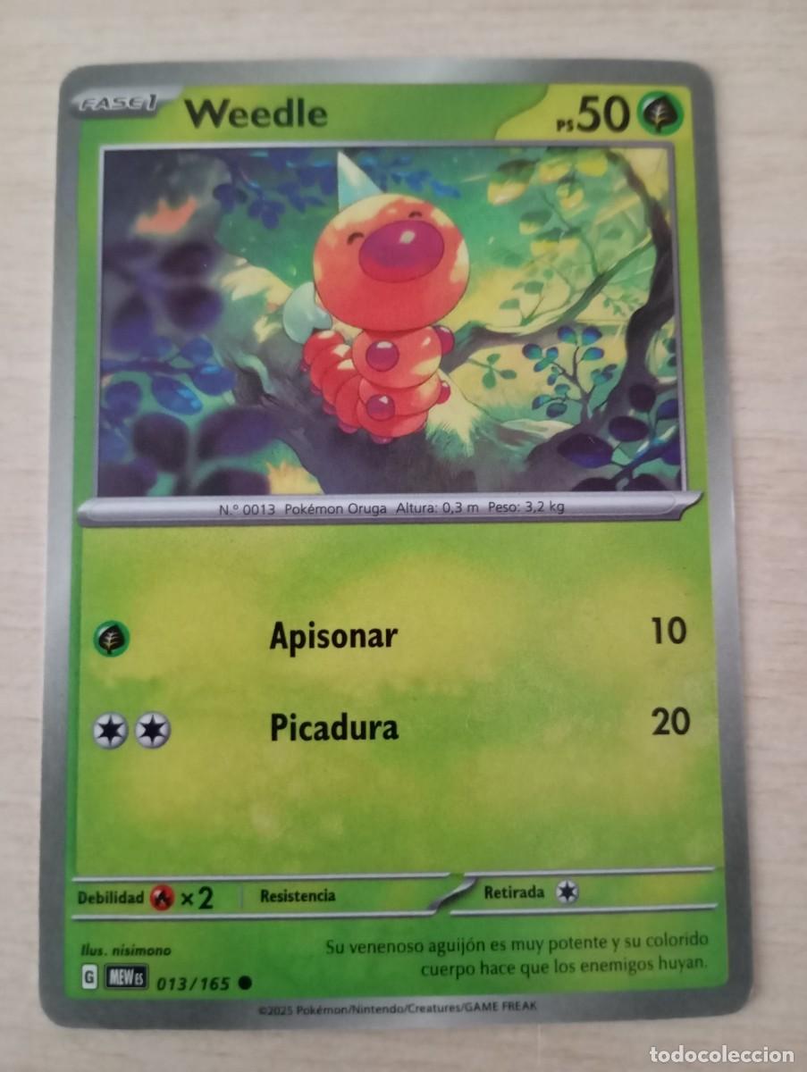 Trading cards: Carta Pok&eacute;mon Weedle proxy - Foto 1