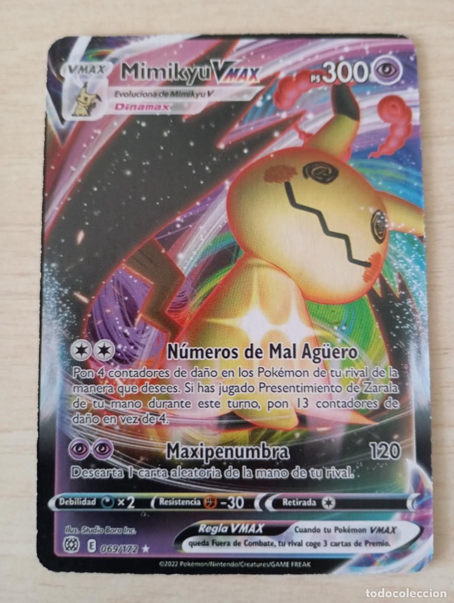 Trading cards: Carta Pok&eacute;mon Mimikyu VMAX Proxy