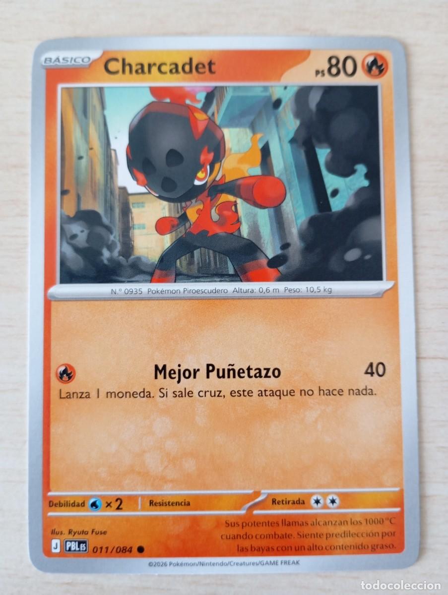 Trading cards: Carta Pok&eacute;mon Charcadet original