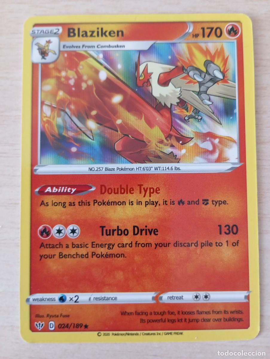 Cartas Colecion&aacute;veis: Carta Pok&eacute;mon Blaziken proxy