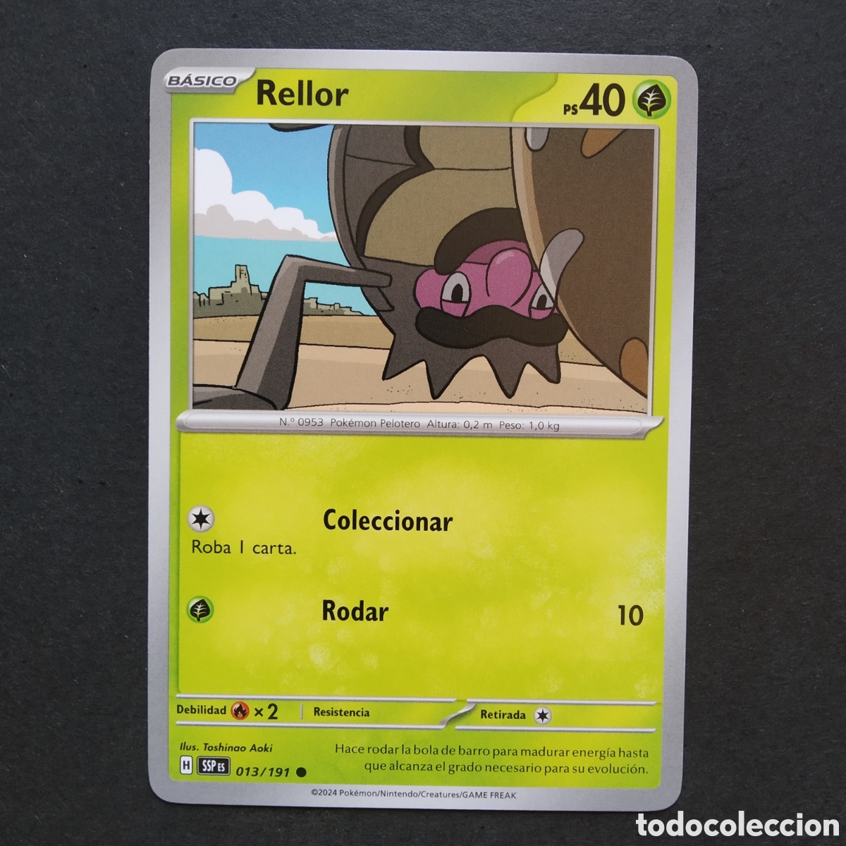 Trading cards: CARTA TCG - N&ordm; 013 - RELLOR - CHISPAS FULGURANTES - POK&Eacute;MON - EN ESPA&Ntilde;OL