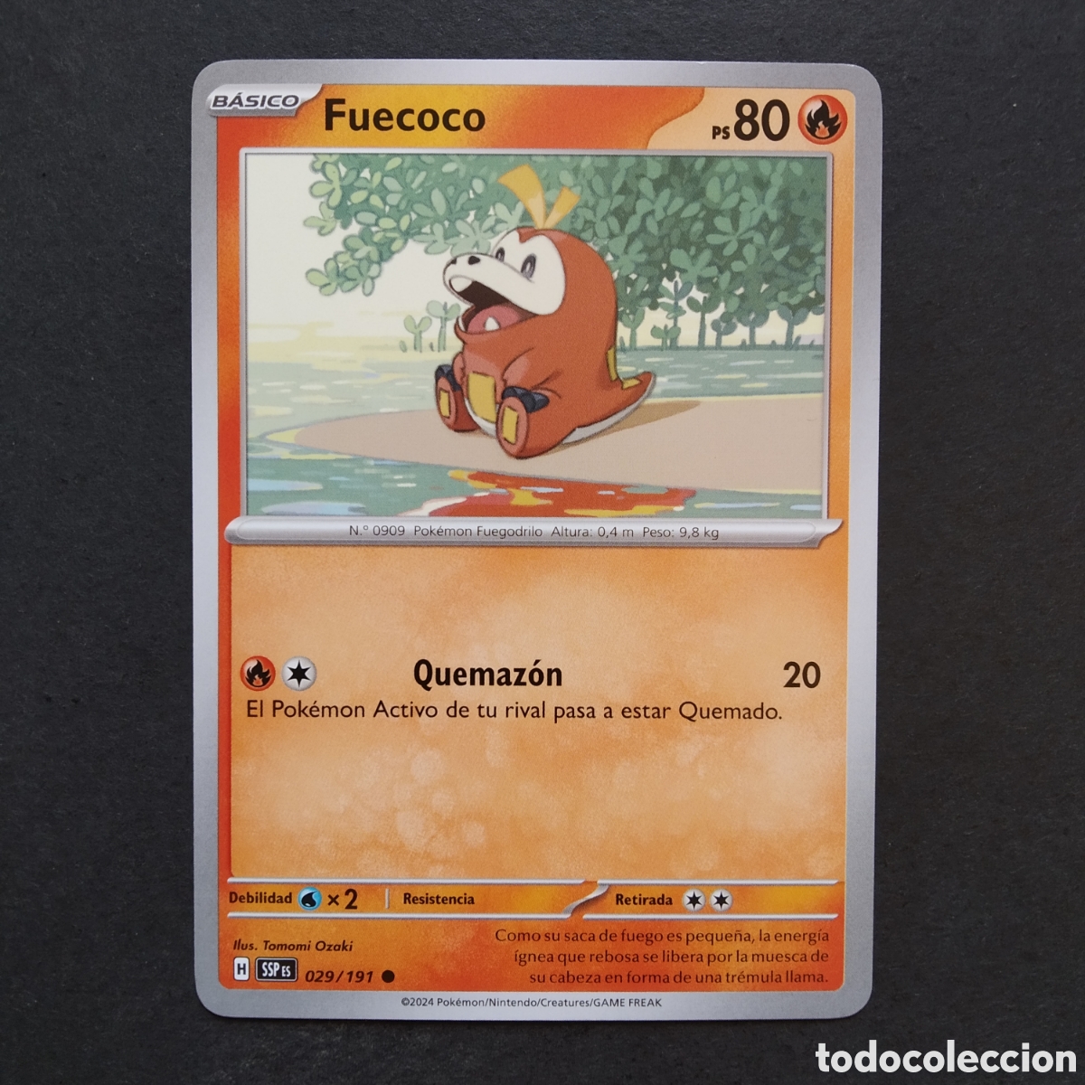 Trading cards: CARTA TCG - N&ordm; 029 - FUECOCO - CHISPAS FULGURANTES - POK&Eacute;MON - EN ESPA&Ntilde;OL