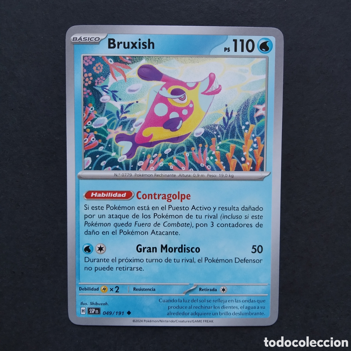 Trading cards: CARTA TCG - N&ordm; 049 - BRUXISH - CHISPAS FULGURANTES - POK&Eacute;MON - EN ESPA&Ntilde;OL
