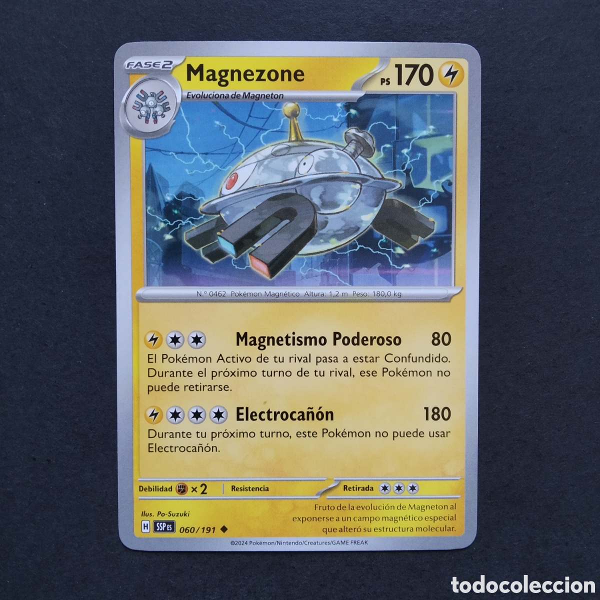 Trading cards: CARTA TCG - N&ordm; 060 - MAGNEZONE - CHISPAS FULGURANTES - POK&Eacute;MON - EN ESPA&Ntilde;OL