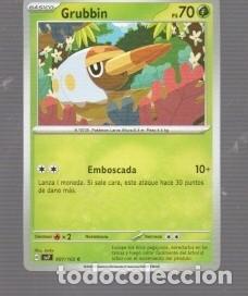 Trading cards: CROMO DE PANINI DE POKEMON N&ordm; 515 PS 0736 A&Ntilde;O 2025 TITULO BASICO GRUBBIN
