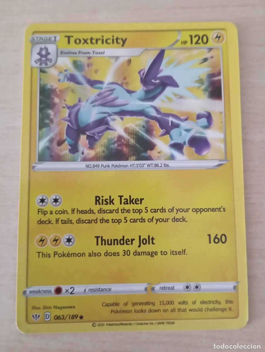 Trading cards: Carta Pok&eacute;mon Toxtricity Proxy