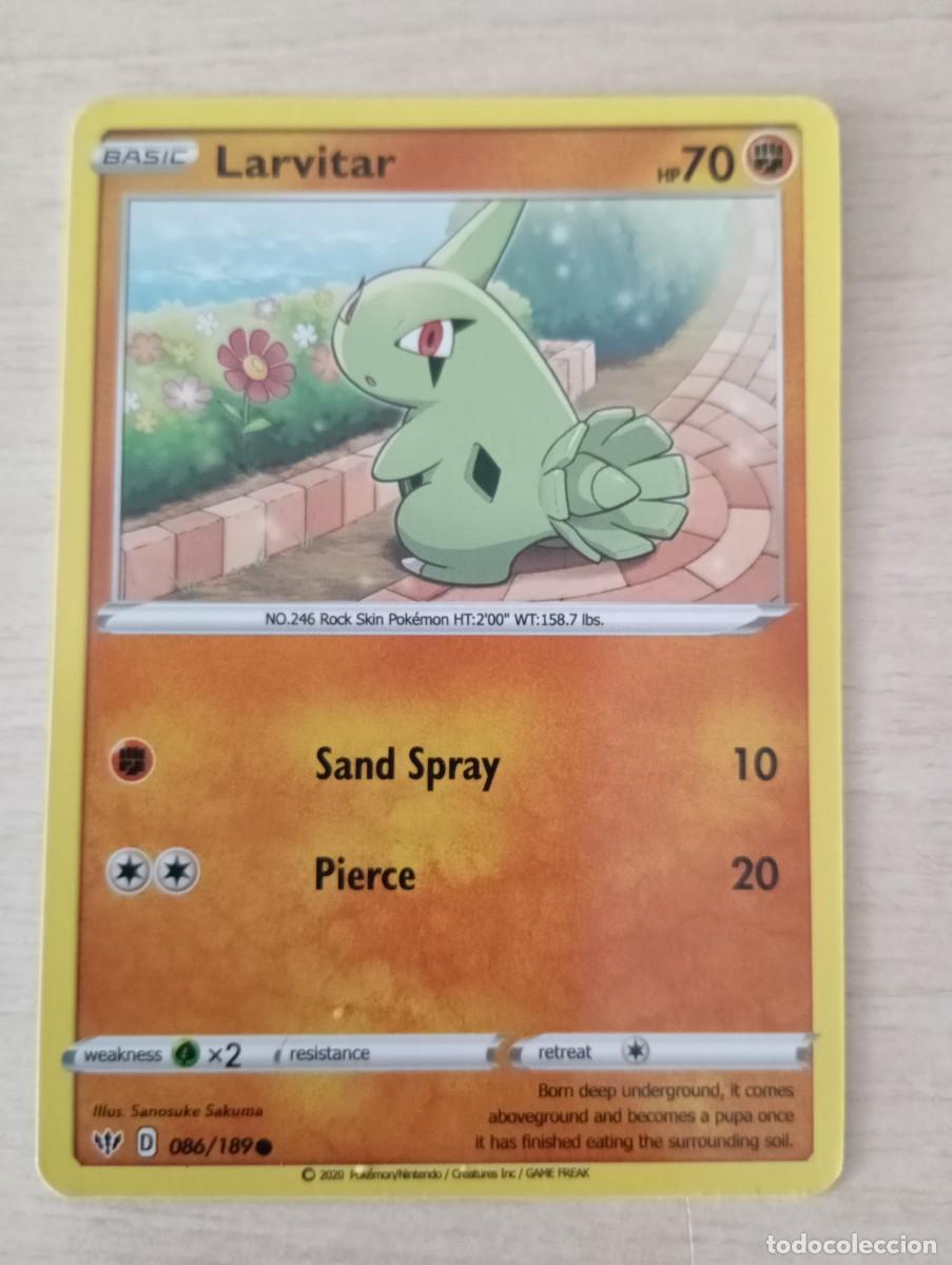 Trading cards: Carta Pok&eacute;mon Larvitar Proxy