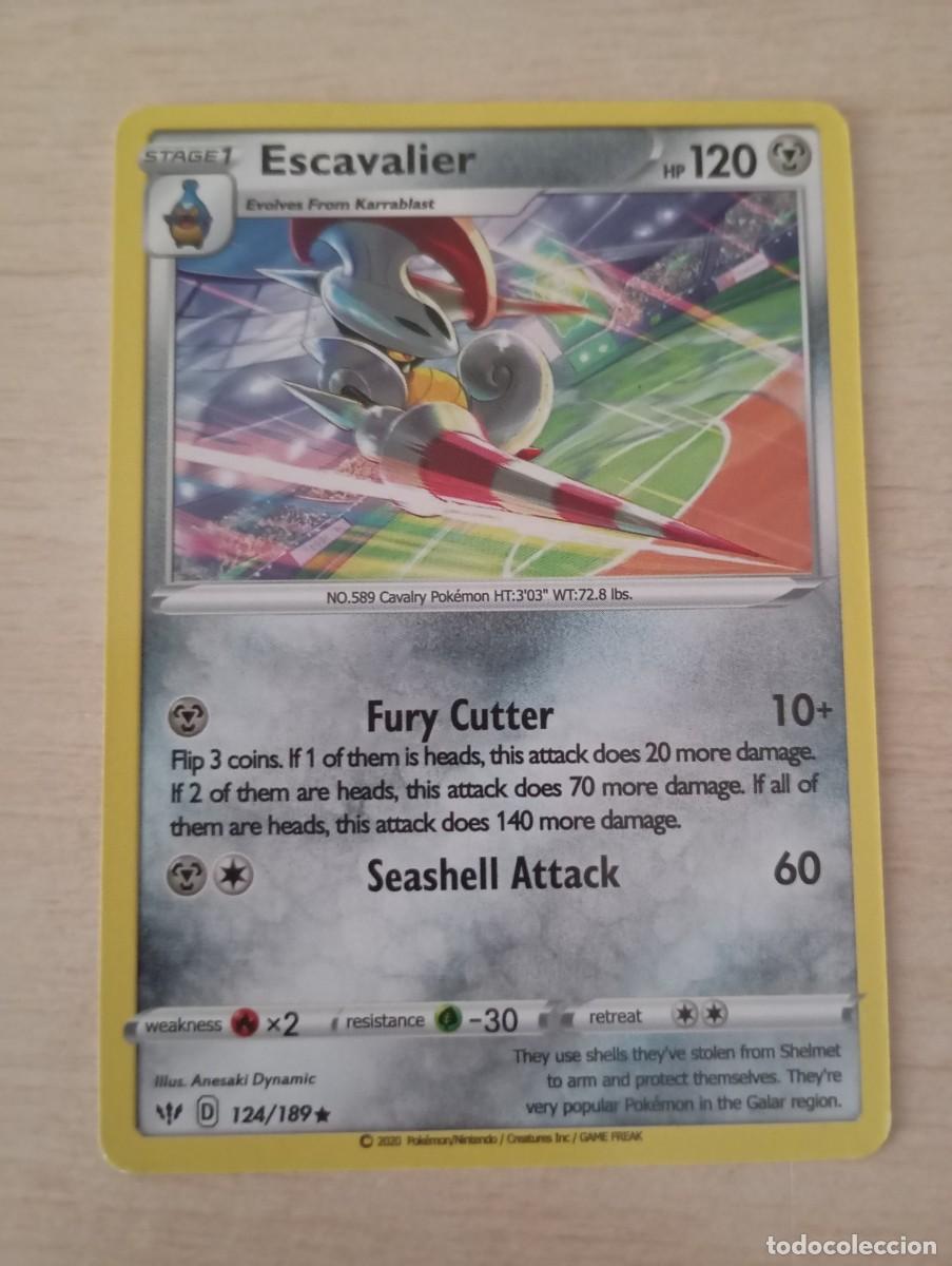 Trading cards: Carta Pok&eacute;mon Escavalier Proxy
