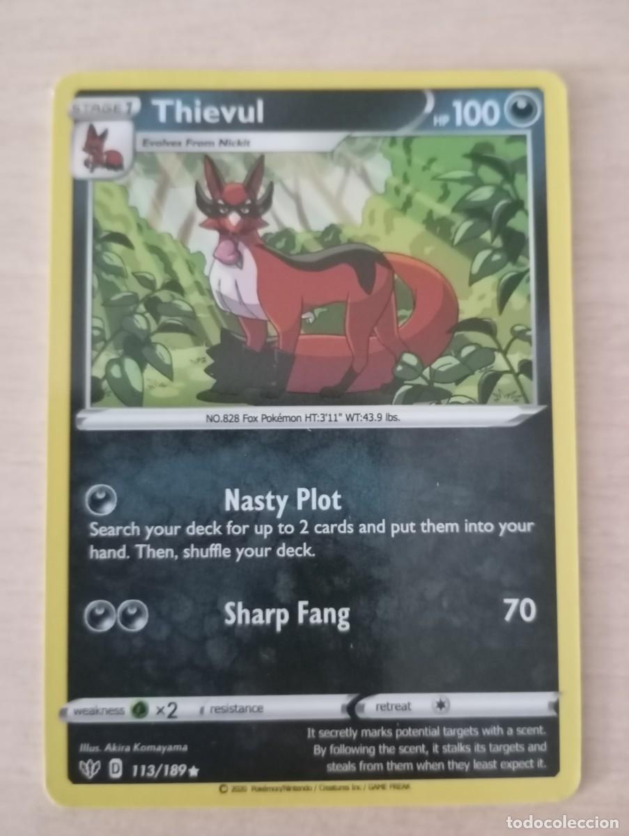 Trading cards: Carta Pok&eacute;mon Thievul Proxy