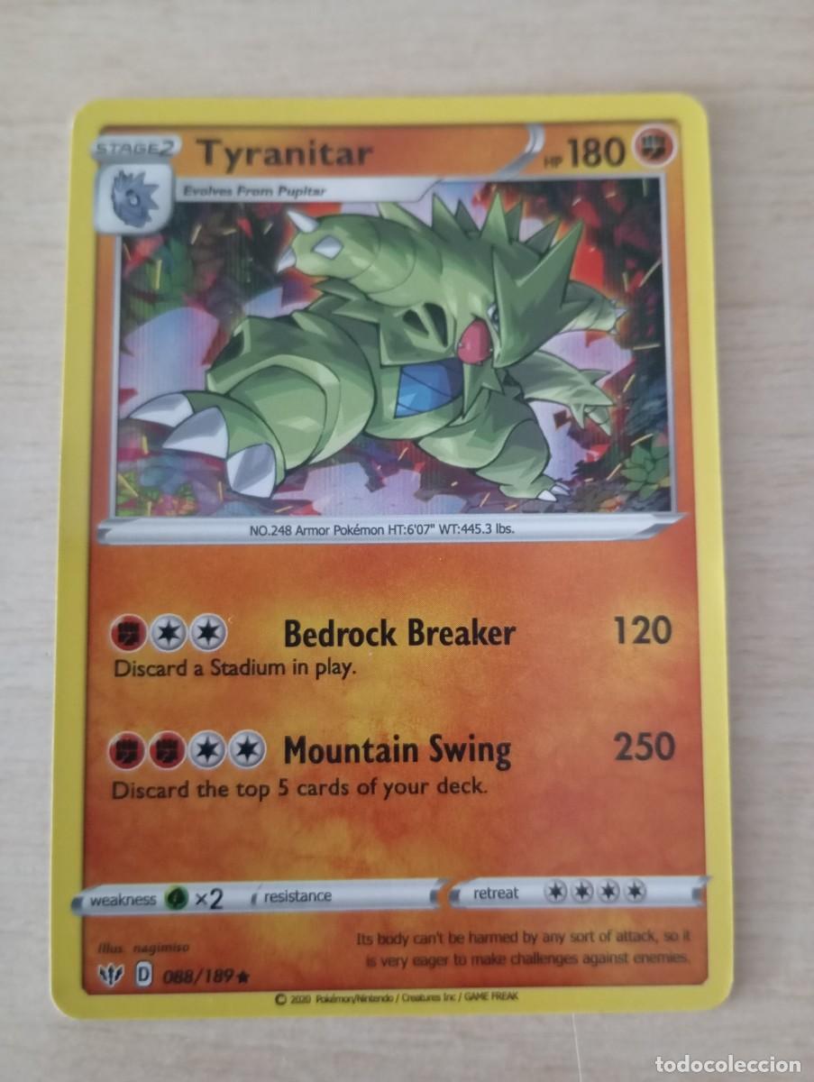 Trading cards: Carta Pok&eacute;mon Tyranitar Proxy