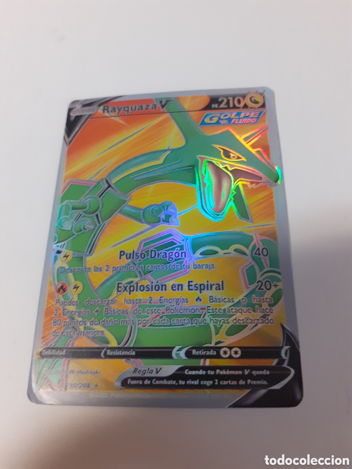 Trading cards: POKEMON TARJETA TRADING CARD RAYQUAZA 210 2022