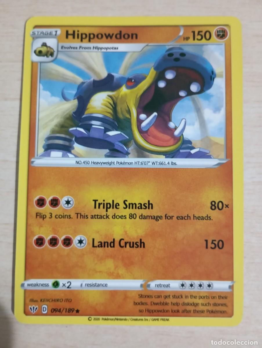 Trading cards: Carta Pok&eacute;mon Hippowdon Proxy