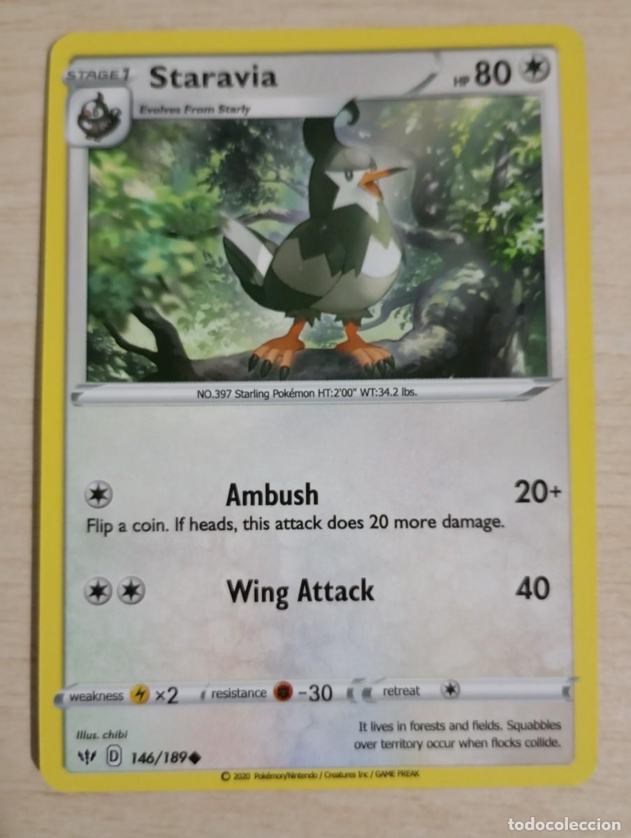 Trading cards: Carta Pok&eacute;mon Staravia Proxy