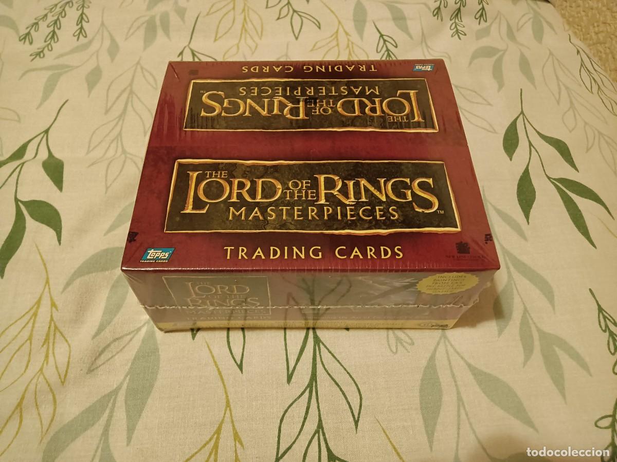Trading cards: LOTR Lord Of The Rings Masterpieces Trading Cards Topps Sealed Hobby Box Cromos americanos Nueva