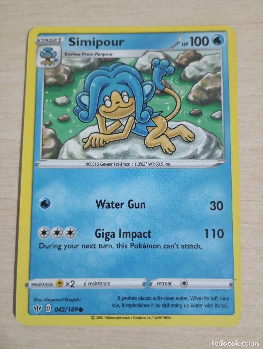 Trading cards: Carta Pok&eacute;mon Simipour Proxy