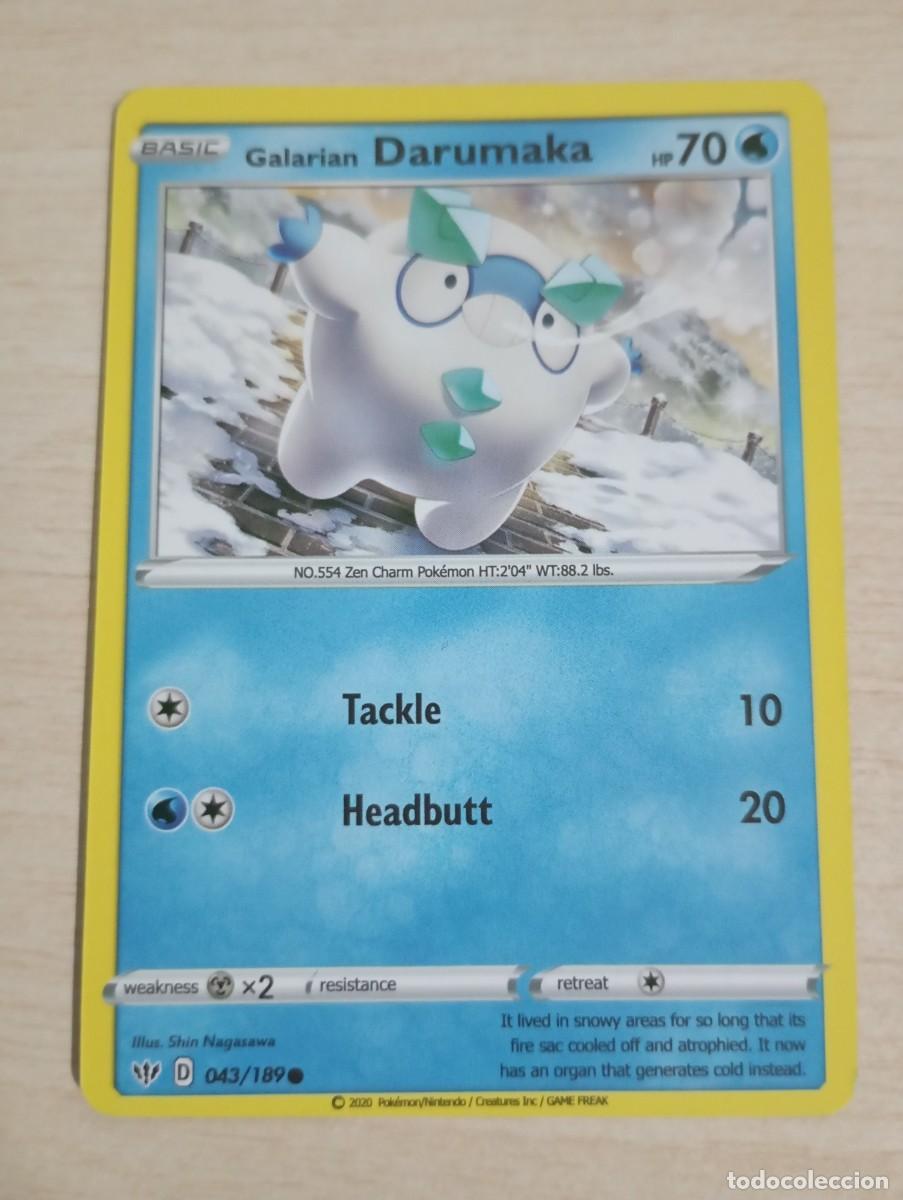 Trading cards: Carta Pok&eacute;mon Galarian Darumaka Proxy