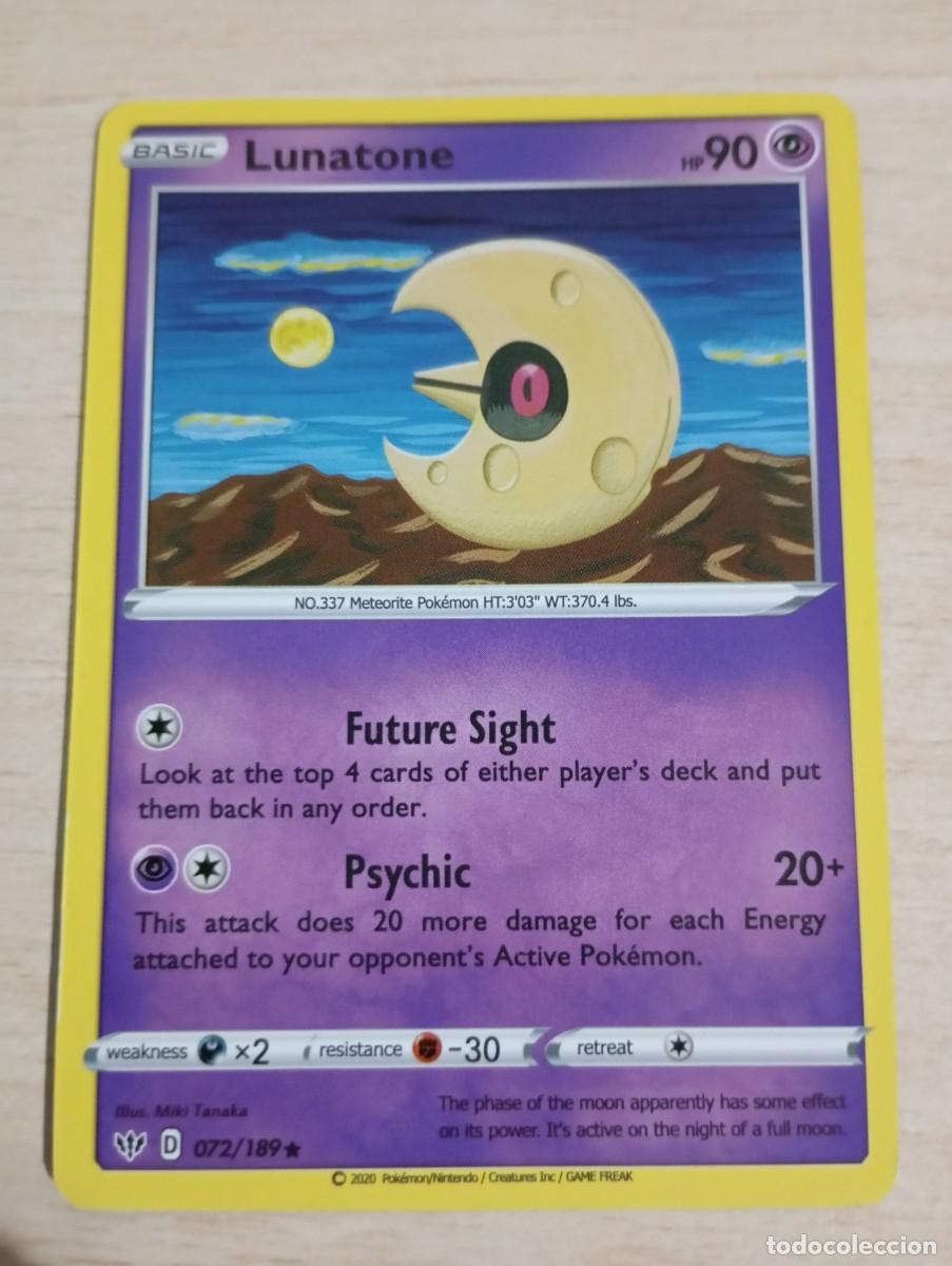 Trading cards: Carta Pok&eacute;mon Lunatone Proxy