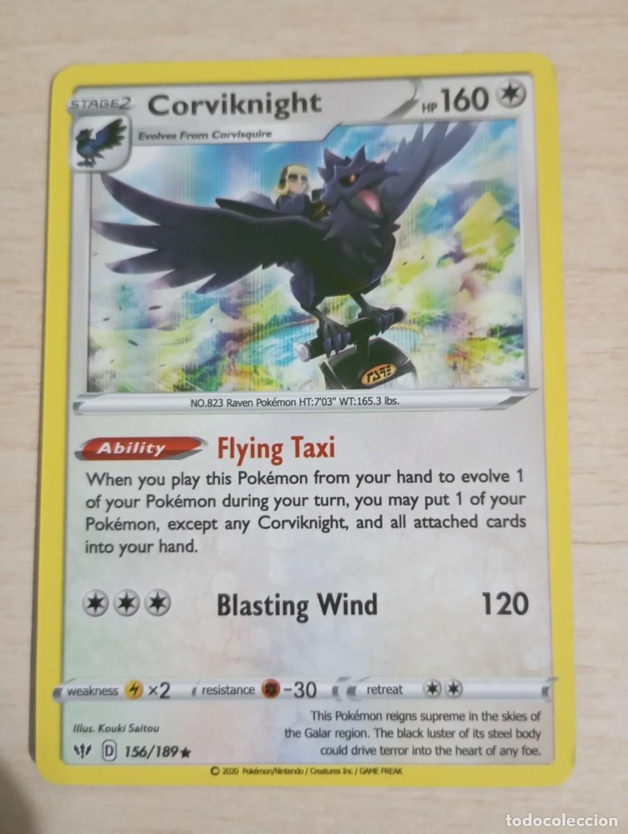 Trading cards: Carta Pok&eacute;mon Corviknight Proxy