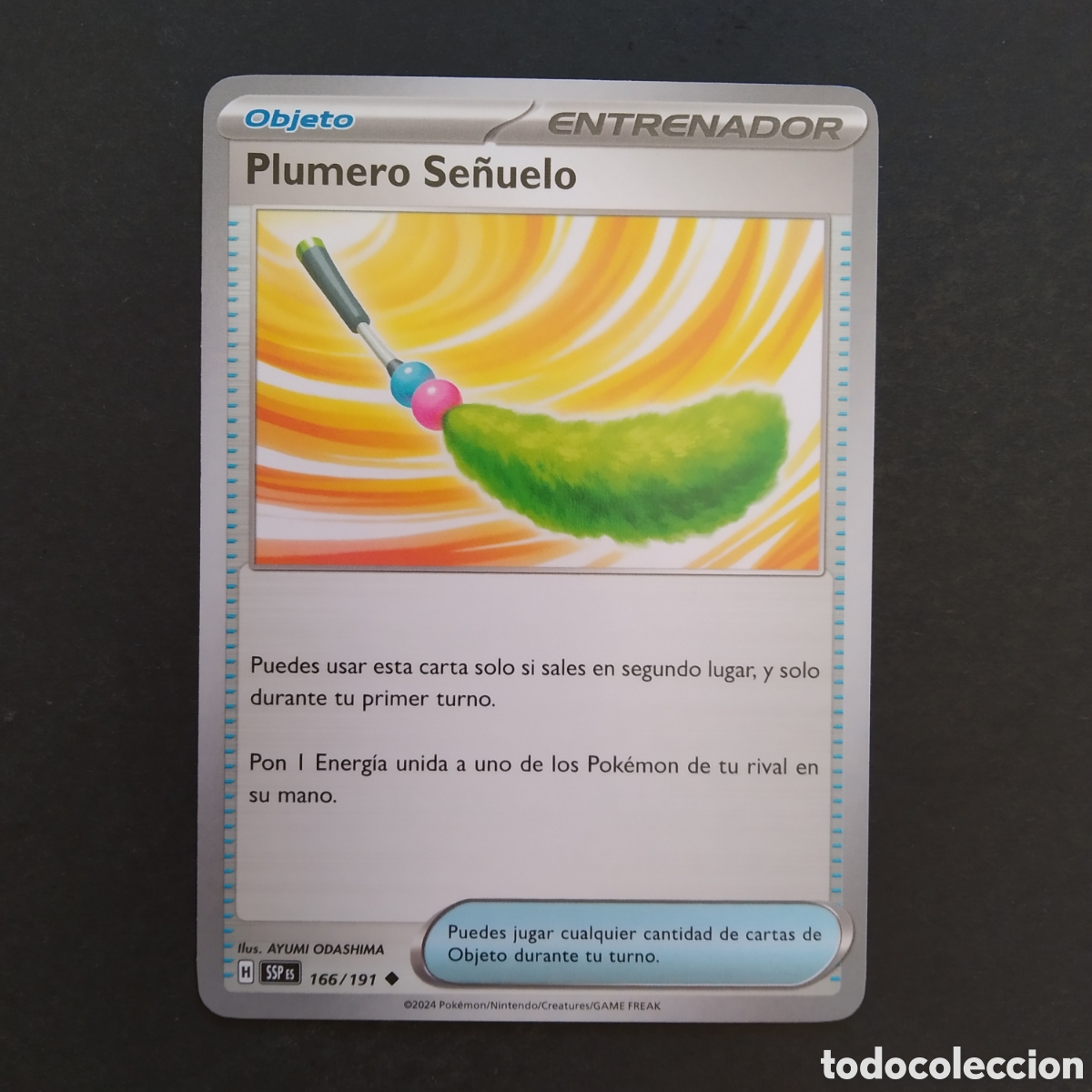 Trading cards: CARTA TCG - N&ordm; 166 - PLUMERO SE&Ntilde;UELO - CHISPAS FULGURANTES - POK&Eacute;MON - EN ESPA&Ntilde;OL
