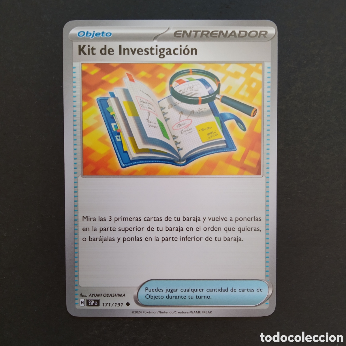 Trading cards: CARTA TCG - N&ordm; 171 - KIT DE INVESTIGACI&Oacute;N - CHISPAS FULGURANTES - POK&Eacute;MON - EN ESPA&Ntilde;OL