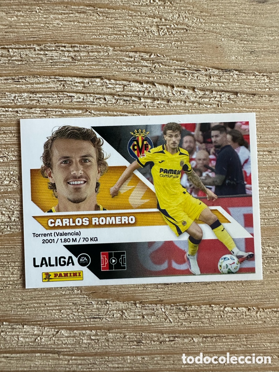 Trading cards: CARLOS ROMERO VILLARREAL FICHAJE 4 LIGA ESTE 2026-27 26 27 PANINI