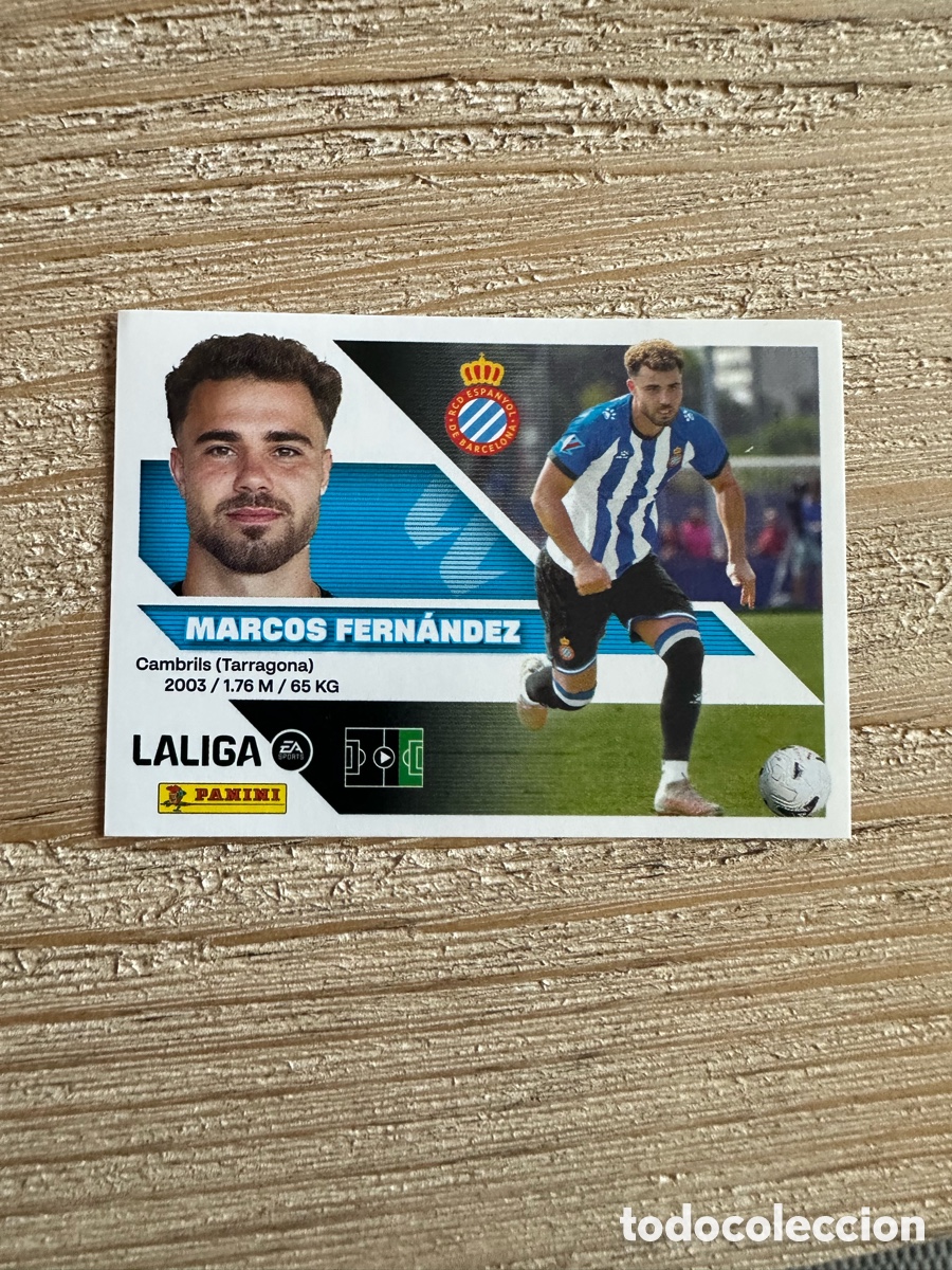 Trading cards: MARCOS FERNANDEZ RCD ESPANYOL 15 2&ordf; EDICION LIGA ESTE 2026-27 26 27 PANINI