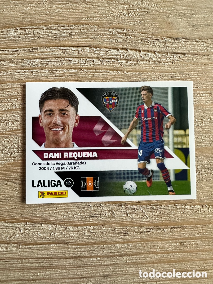 Trading cards: DANI REQUENA LEVANTE 13 2&ordf; EDICION LIGA ESTE 2026-27 26 27 PANINI