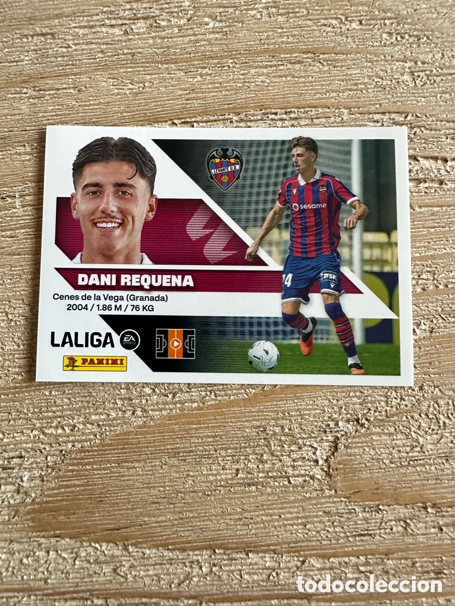 Trading cards: DANI REQUENA LEVANTE 13 2&ordf; EDICION LIGA ESTE 2026-27 26 27 PANINI
