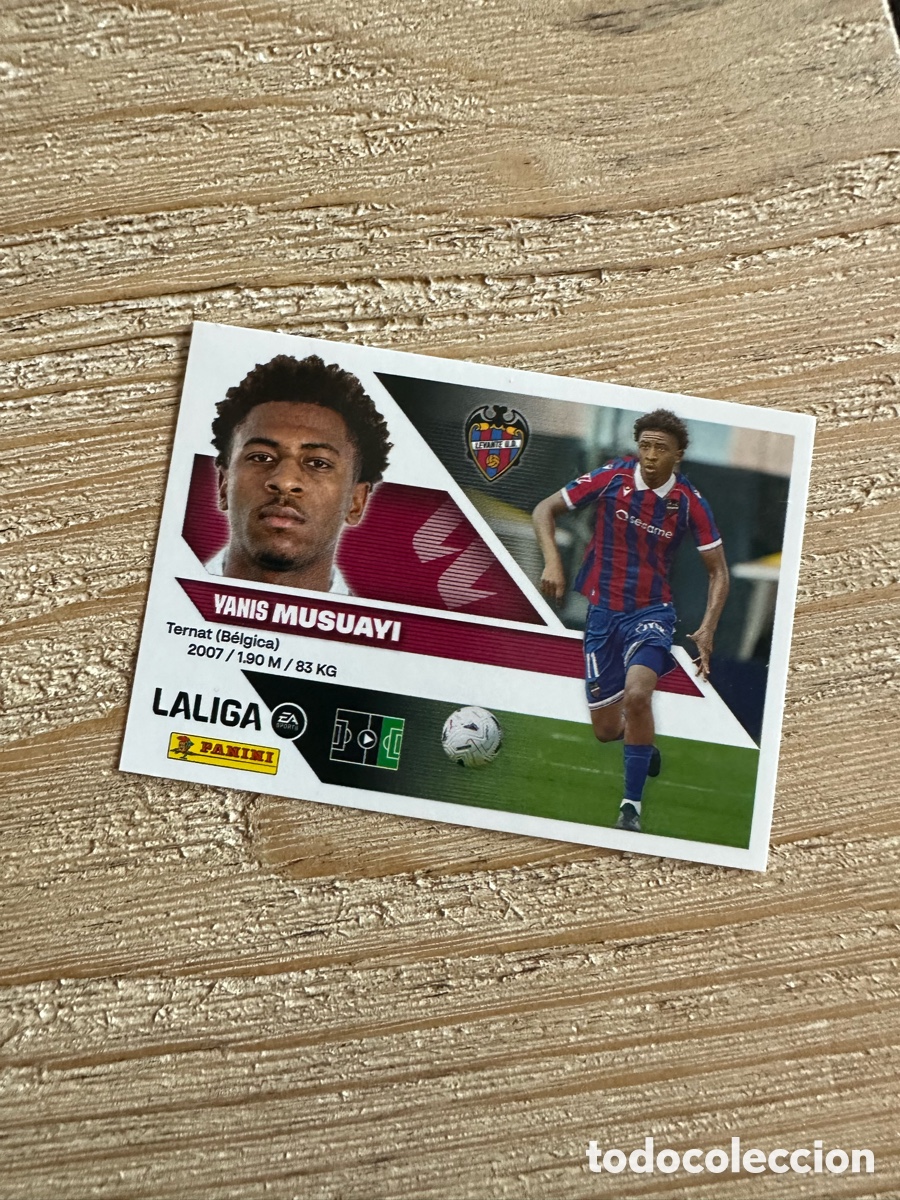 Trading cards: MUSUAYI LEVANTE COLOCA 20 BIS 2&ordf; EDICION LIGA ESTE 2026-27 26 27 PANINI