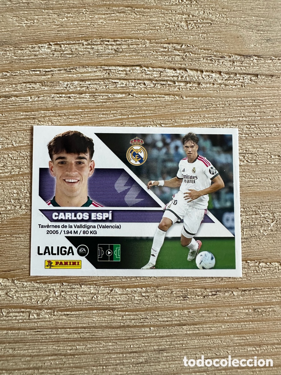 Trading cards: CARLOS ESPI REAL MADRID COLOCA 17 BIS 2&ordf; EDICION LIGA ESTE 2026-27 26 27 PANINI