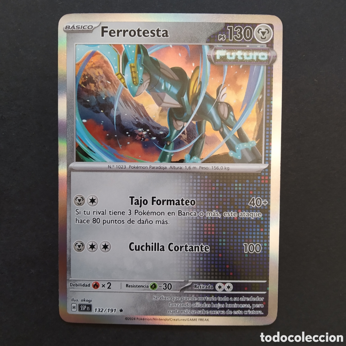 Trading cards: CARTA TCG - N&ordm; 132 - FERROTESTA (REVERSE HOLO) - CHISPAS FULGURANTES - POK&Eacute;MON - EN ESPA&Ntilde;OL