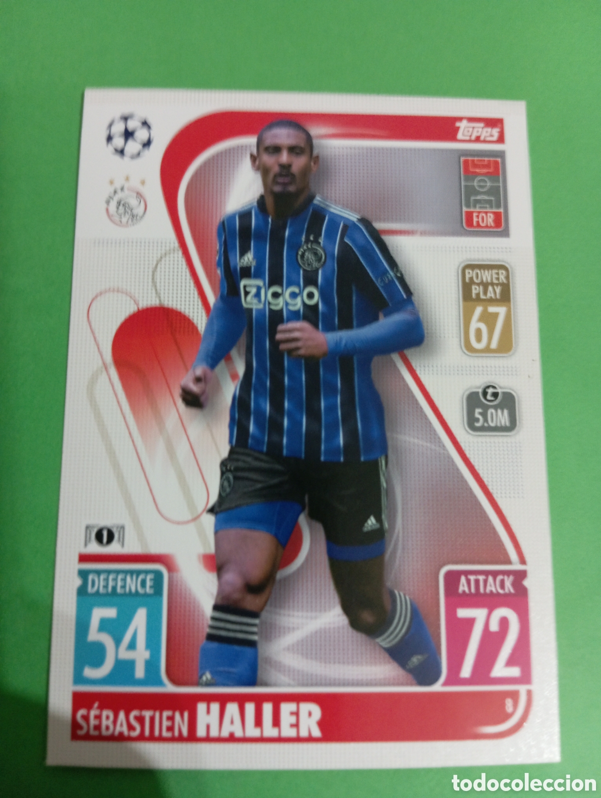 Trading cards: Haller Ajax n&deg;8 / TOPPS MATCH ATTAX 2021/2022