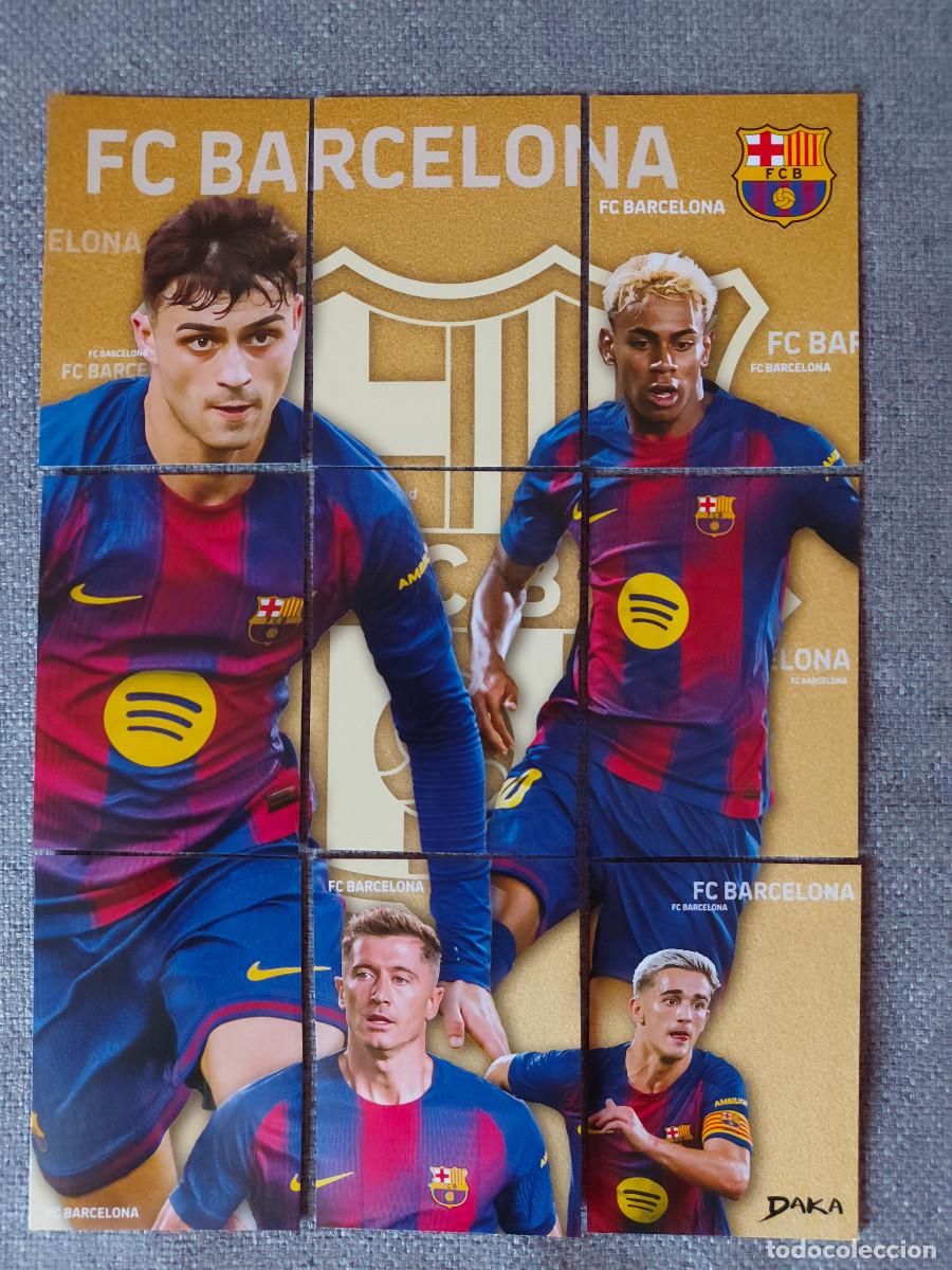 Trading cards: BARCELONA daka 2026 mosaic puzzle complete set 9 cards