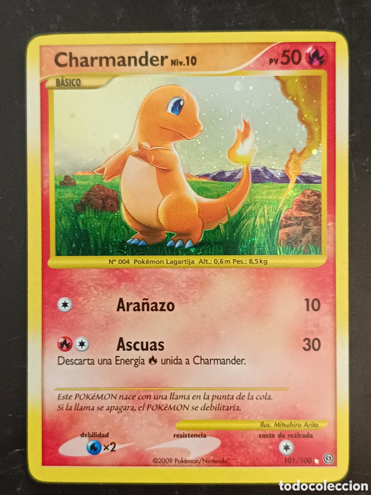 Trading cards: Pokemon Charmander 101/100 Diamante Y Perla Frente Tormentoso En Castellano