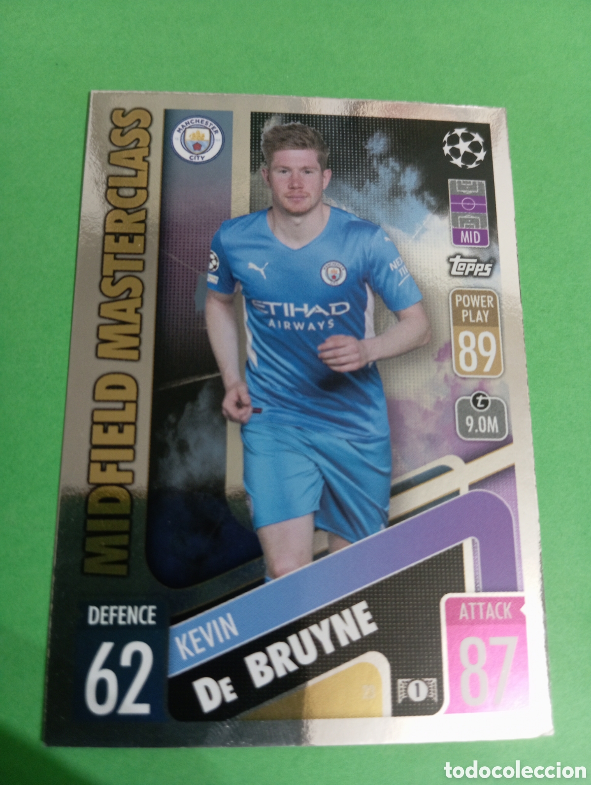 Trading cards: De Bruyne Manchester City MIDFIELD MASTERCLASS n&deg;23 / TOPPS MATCH ATTAX 2021/2022