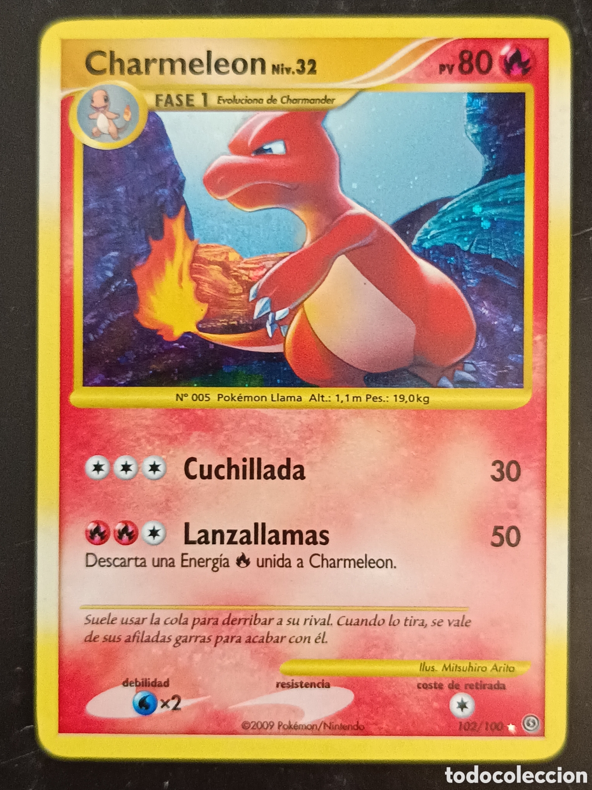 Trading cards: Pokemon Charmeleon 102/100 Diamante Y Perla Frente Tormentoso