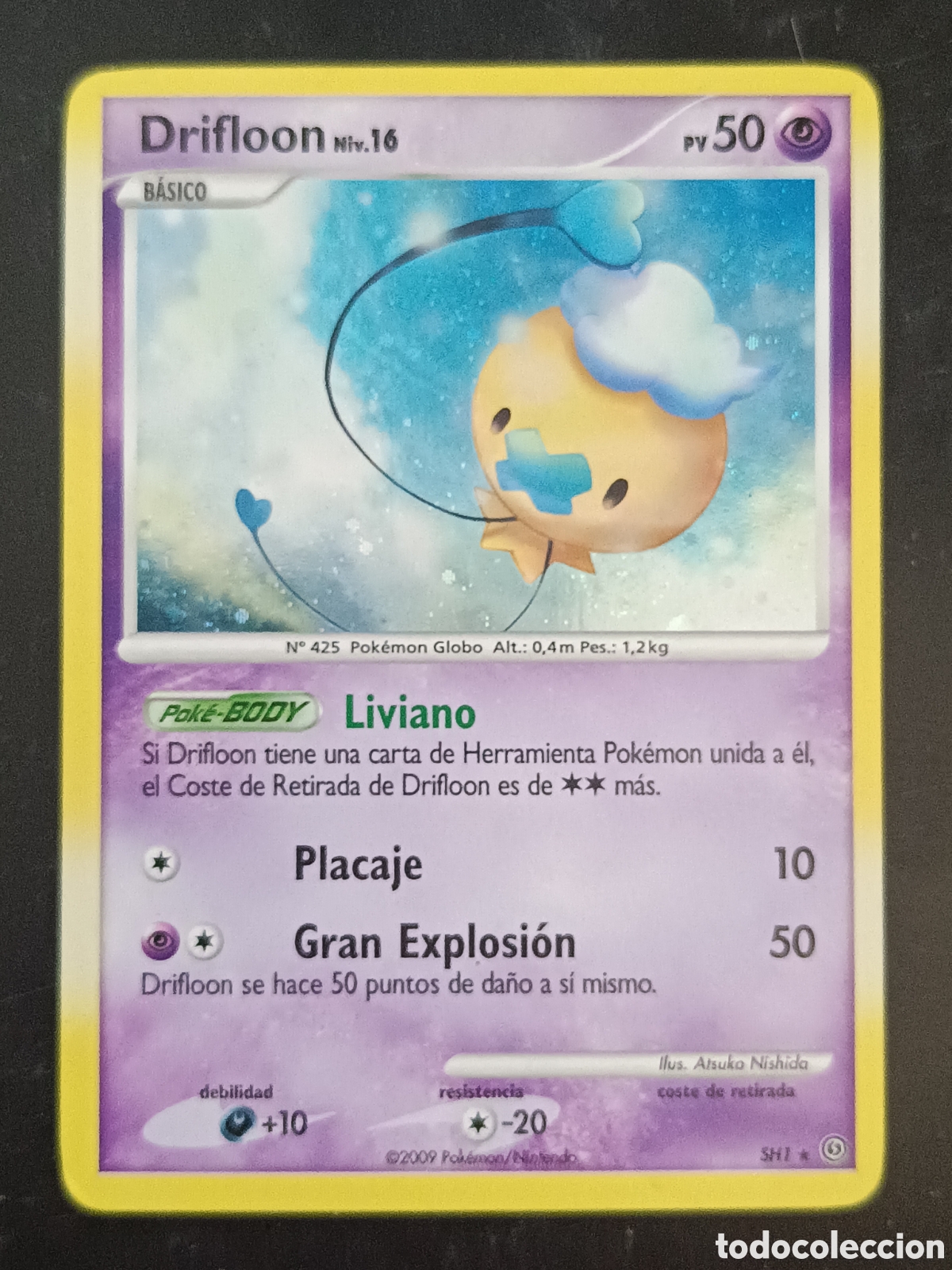 Trading cards: Pokemon Drifloon SH1 Diamante Y Perla Frente Tormentoso En Castellano