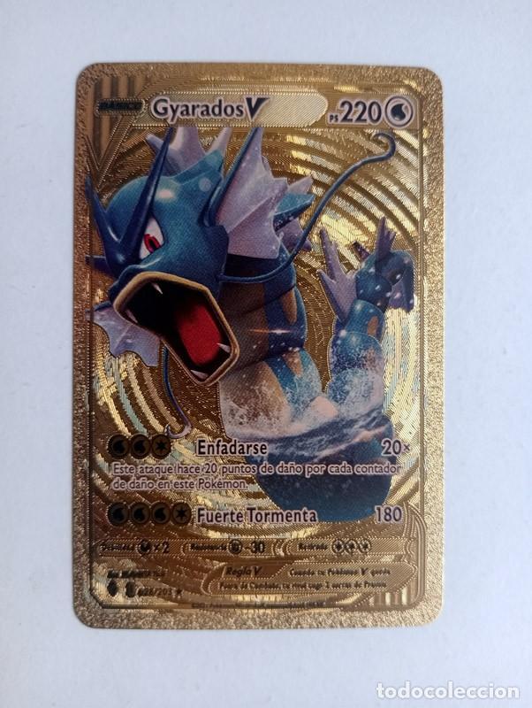 Figurine Collezionabili: CROMO CARD POKEMON DORADO Gyarados (NO METAL)