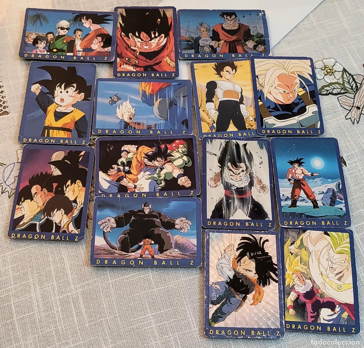 Trading cards: LOTE 14 CARTAS - DRAGON BALL Z