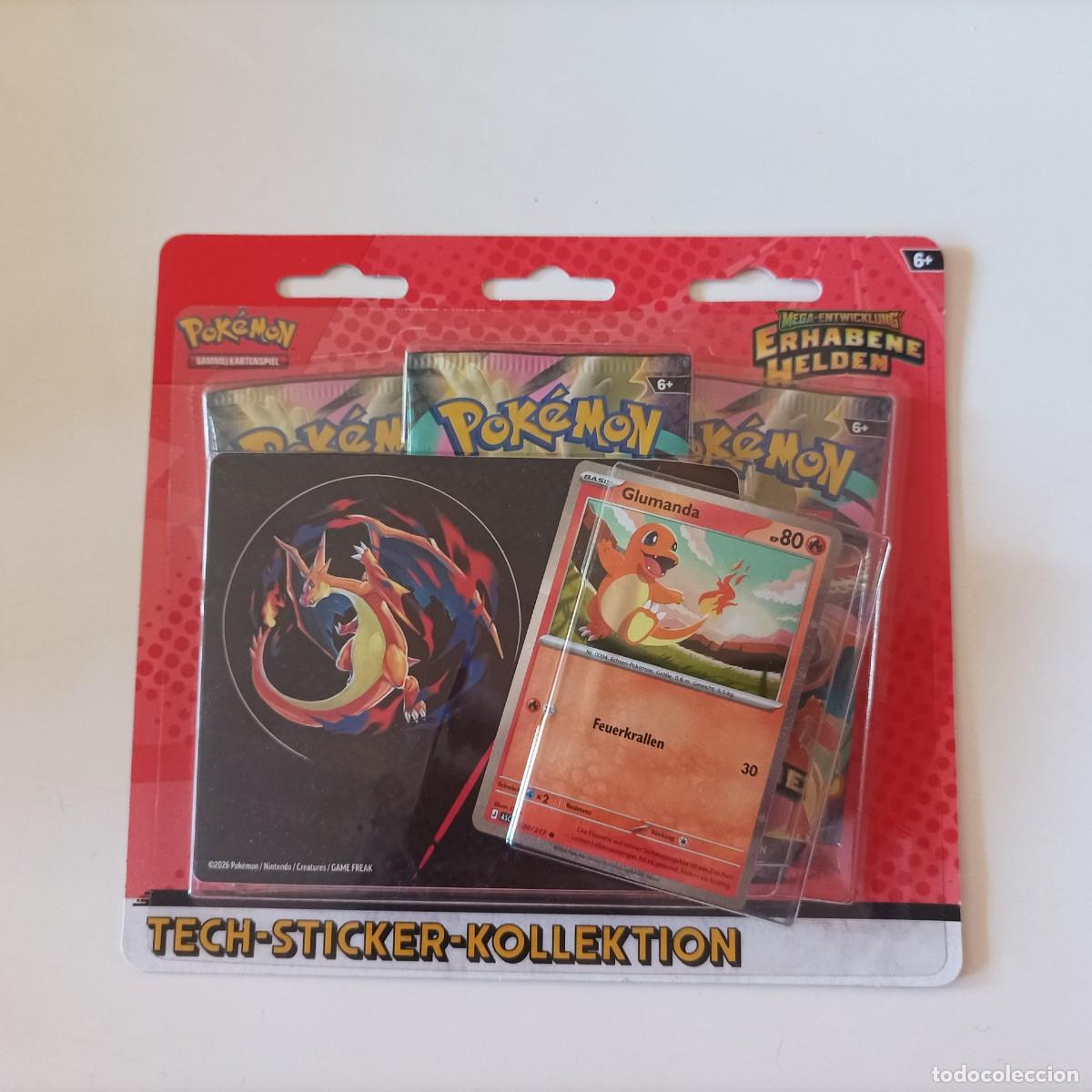 Trading cards: Pok&eacute;mon JCC Colecci&oacute;n Pegatinas Tecnol&oacute;gicas Mega-Desarrollo H&eacute;roes Sublimes EN ALEMAN