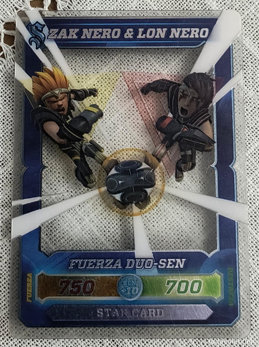 Trading cards: TRADING CARD | DESAF&Iacute;O CHAMPIONS SENDOKAI - #101 ZACK NERO & LON NERO - PANINI