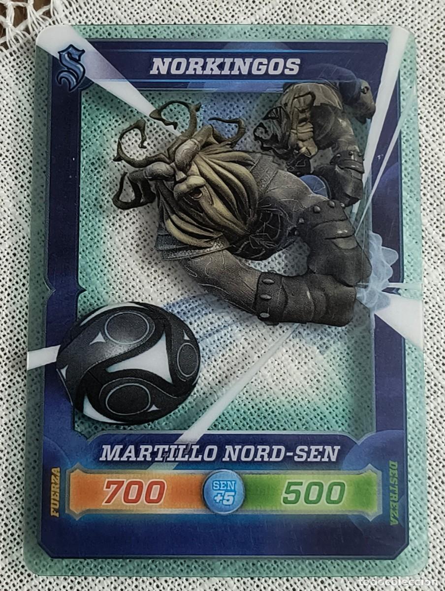 Trading cards: TRADING CARD | DESAF&Iacute;O CHAMPIONS SENDOKAI - #168 NORKINGOS - PANINI