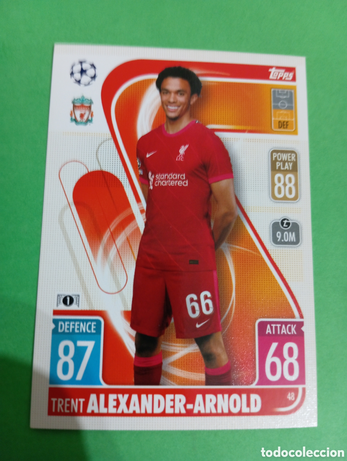 Trading cards: Trent Alexander-Arnold Liverpool n&deg;48 / TOPPS MATCH ATTAX 2021/2022