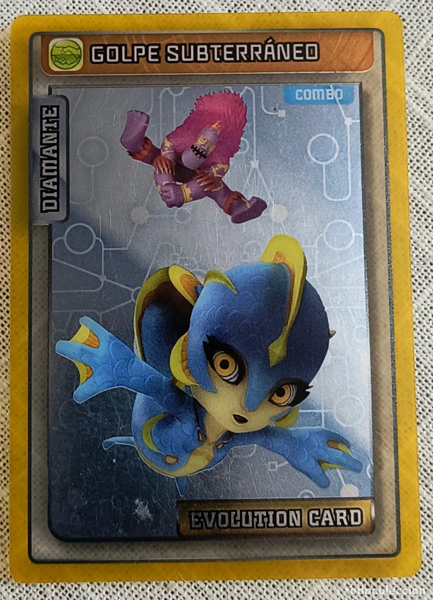 Trading cards: TRADING CARD | INVIZIMALS #237 GOLPE SUBTERR&Aacute;NEO - DIAMANTE - PANINI