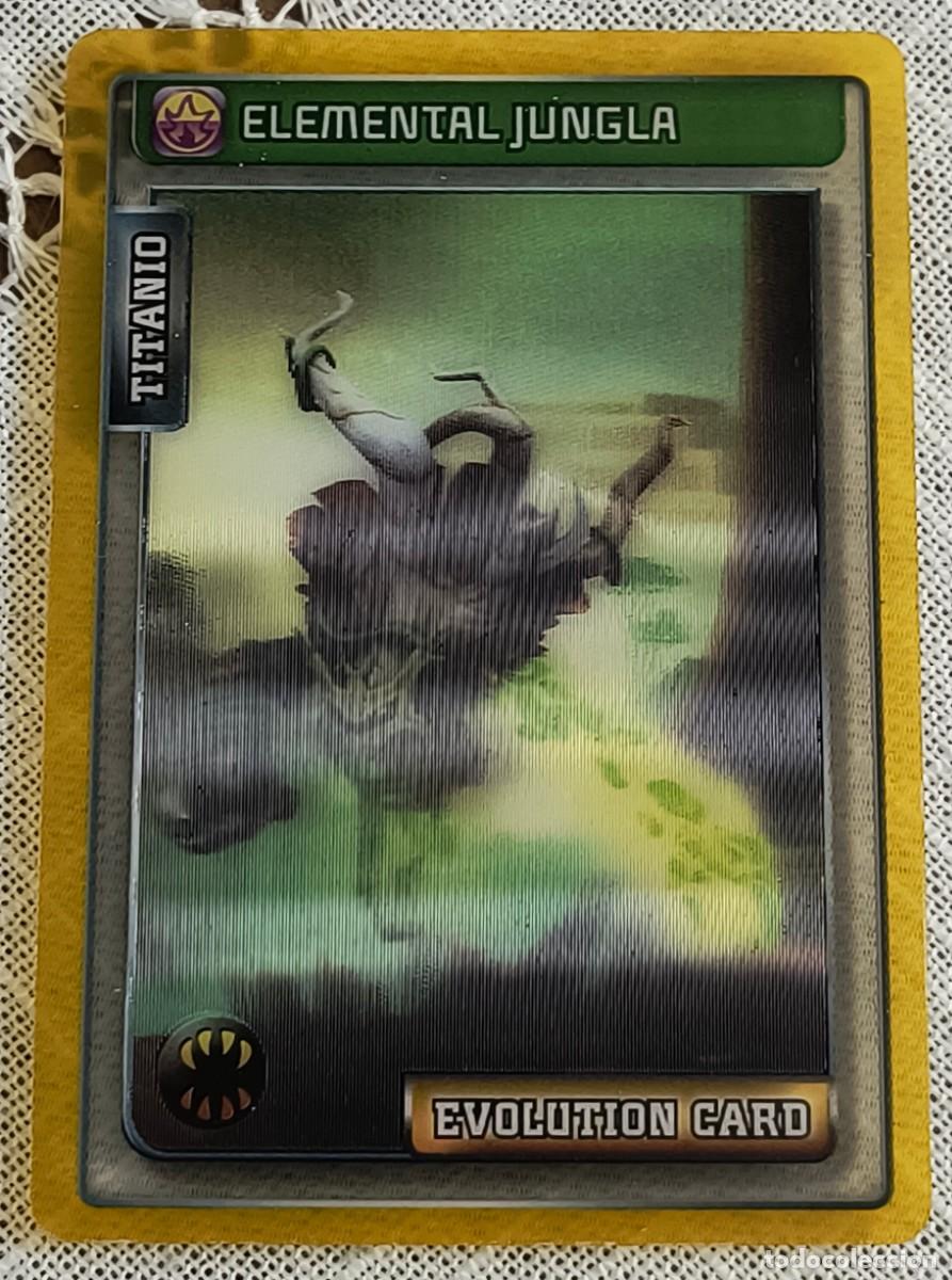 Trading cards: TRADING CARD | INVIZIMALS #013 ELEMENTAL JUNGLA - TITANIO- PANINI