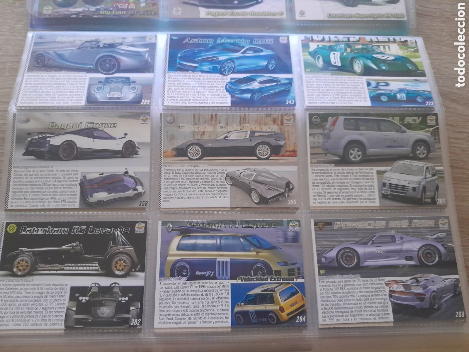 Trading Cards: Lote 9 cromos a todo gas 2012 coches ecologicos ( mundicromo )