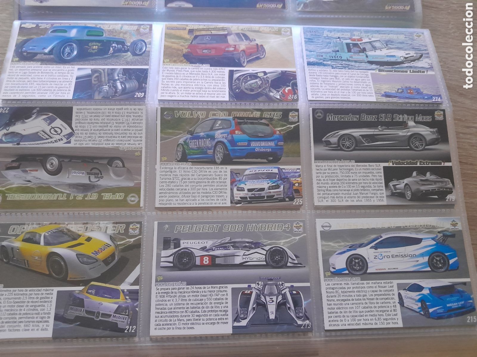 Trading Cards: Lote 9 cromos a todo gas 2012 coches ecologicos ( mundicromo )