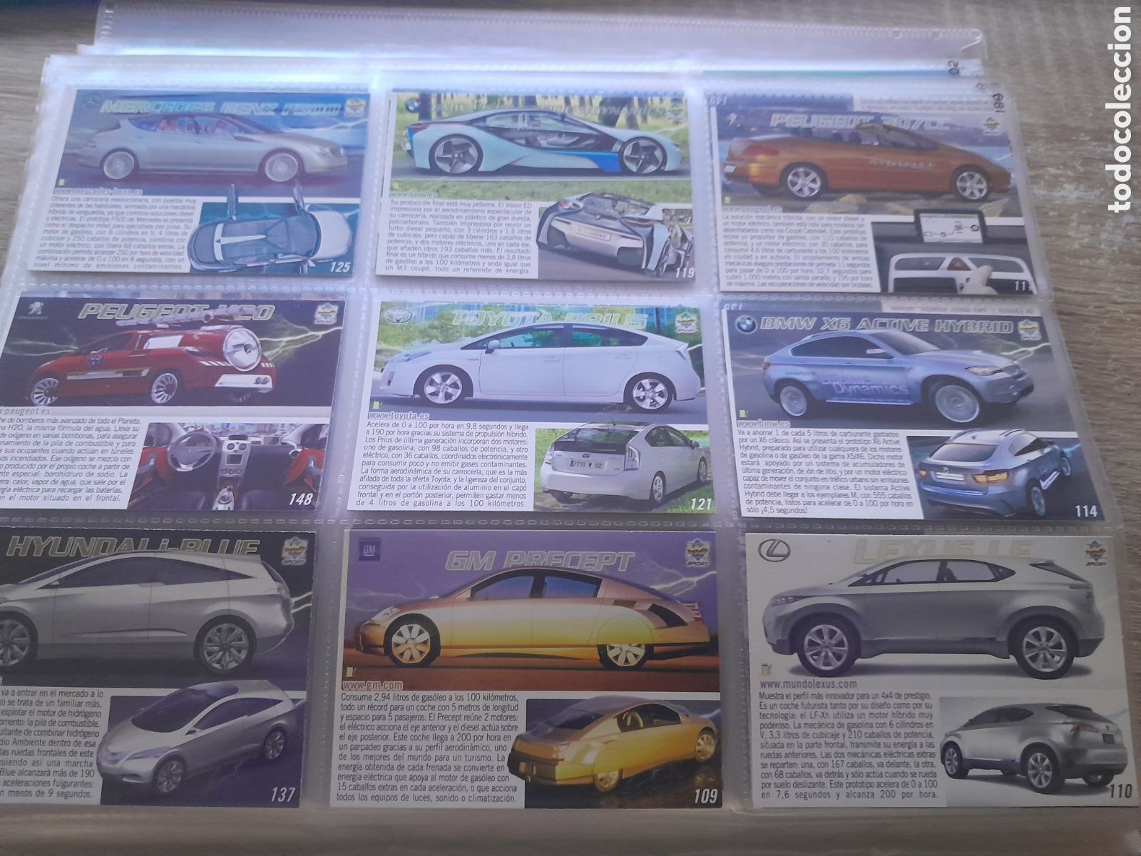 Trading cards: Lote 9 cromos a todo gas 2012 coches ecologicos ( mundicromo )