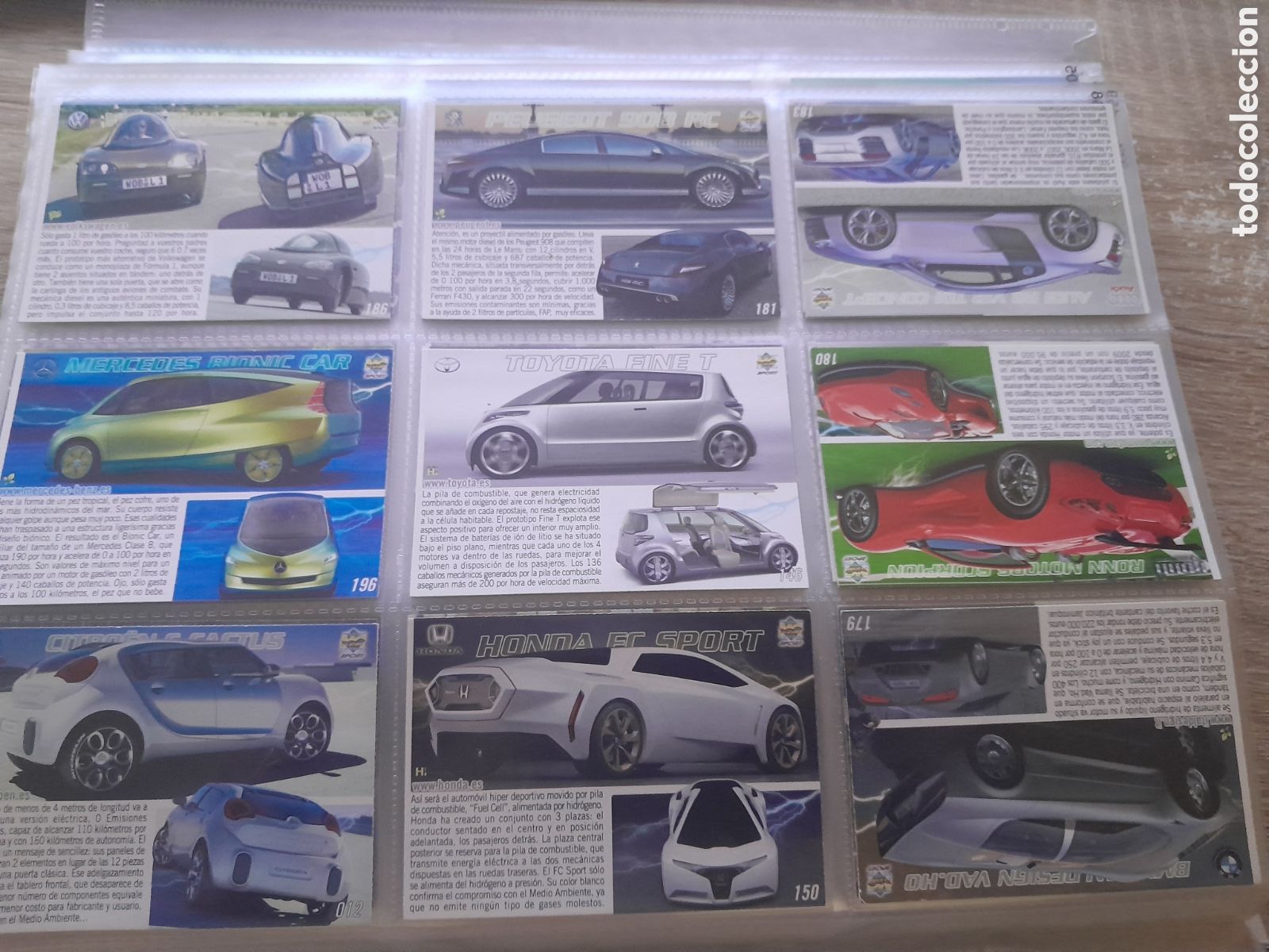 Trading cards: Lote 9 cromos a todo gas 2012 coches ecologicos ( mundicromo )